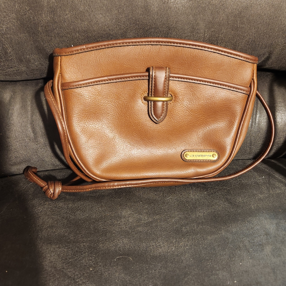 Liz Claiborne Brown Crossbody Bag